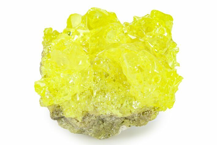 Bright-Yellow Sulfur Crystals - Bolivia #322531